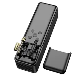 Автомобільний насос Hoco ZP5 May smart air pump Black - мініатюра 4