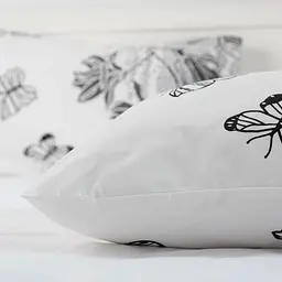 Комплект наволочок ТЕП Black Butterfly FR ранфорс 50x70 см 2 шт. білий з принтом (2-01245_34857) - мініатюра 5