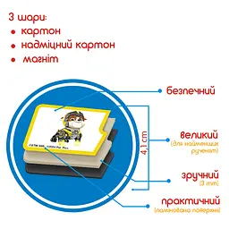 Набір магнітів Magdum Щенячий патруль Кольори (ML4034-21) - мініатюра 4
