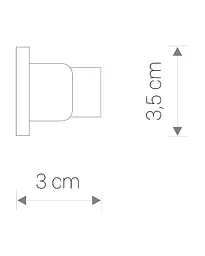 Заглушка Nowodvorski 9458 Profile Dead End Cap IP20 чорна - мініатюра 2