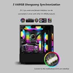 Підставка для відеокарти Coolmoon GH-2 ARGB White (CM-GH2-W) - мініатюра 2