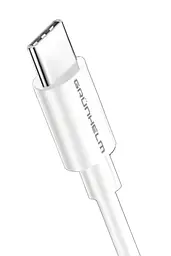 Кабель Grunhelm PD Type-C-Lighting білий (ЦБ-00267684) - мініатюра 2