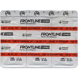 Краплі Boehringer Ingelheim Frontline Combo від бліх та кліщів для котів та тхорів 1.5 мл (3 шт. х 0.5 мл) (159916) - мініатюра 3