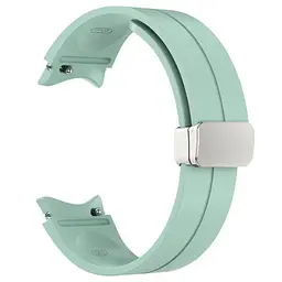 Ремінець для Samsung Galaxy Watch 4 Classic 42mm - бірюзовий ширина кріплення 20мм силікон Watchbands Cls (W14-4WB77900977) - мініатюра 2