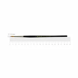 Пензель колонок круглий Classic 3007R №4 коротка ручка KOLOS (4823064900613)
