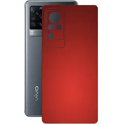 Захисна плівка StatusSKIN для Vivo X60 Pro 5G Корпус Вініл червона матова