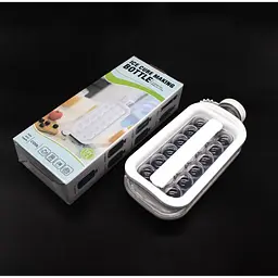 Силіконова форма для льоду на 17 кульок у вигляді пляшки біла ICE CUBE TRAY - мініатюра 7