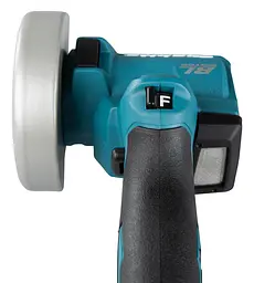 Шліфмашина кутова акумуляторна Makita DMC300Z (76 мм, 20000 об/хв, BL, LXT, без акумуляторів та зарядного пристрою) - мініатюра 8