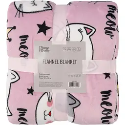 Плед Ardesto Flannel 160х200 см 100% поліестер котики pbe0050492