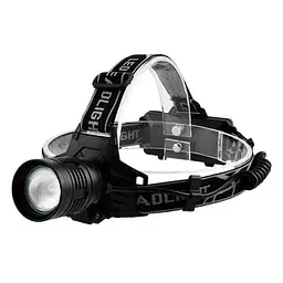 Налобний ліхтар Police T81-P50 LED + zoom + microUSB + 2х18650 + 4 режими