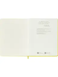 Записник Moleskine Silk великий, Лінійка Солом'яно-жовтий (QP090M6SILK) - мініатюра 6