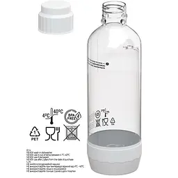 Сифон для газування води Soda@home Optimal 7003 +  3 балони чорний - мініатюра 3