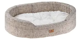 Лежак для собак і котів Ferplast Dandy F 55 зі штучним хутром коричневий 55×41×15 см 82942098