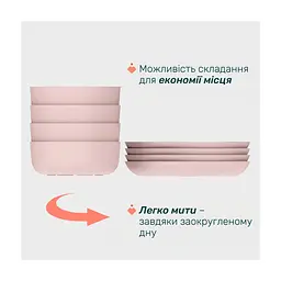 Набір дитячого посуду Chicco Set Pappa 12 міс.+ рожевий (16201.15) - мініатюра 3
