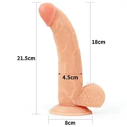 Страпон LoveToy Ingen Easy Strapon Set 21.5 см тілесний - мініатюра 4