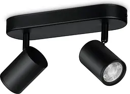 WiZ Світильник точковий накладний розумний IMAGEO Spots, 2х5W, 2200-6500K, RGB, Wi-Fi, чорний - мініатюра 4