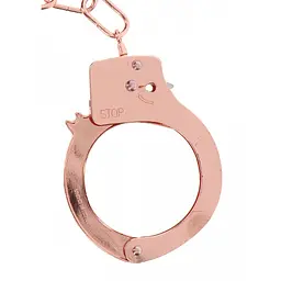 Наручники металеві Metal Handcuffs Rose Gold - мініатюра 3