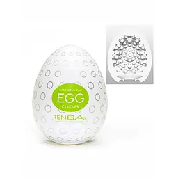 Мастурбатор Tenga Egg Clicker чоловічий еластичний 67x52 мм Бірюзовий - мініатюра 4