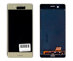Дисплей LCD Sony F5121 Xperia X/ F5122/ F8131/ F8132 з сенсором золотий