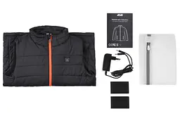 Жилет 2E Tactical з підігрівом Heat Power Plus Black з капюшоном S - мініатюра 3