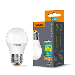 LED-лампа Videx G45h 6W E27 4100K (28600-000)