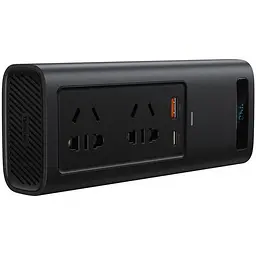 Автомобильний інвертор Baseus In-car Inverter 150W (220V CN/EU) black - мініатюра 7