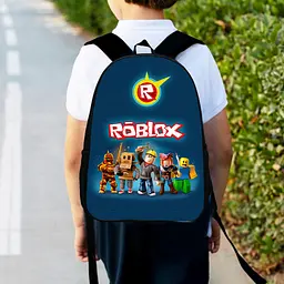Рюкзак дитячий роблокс "Roblox" 34х27см, міський ранець для хлопчика з принтом (00375)