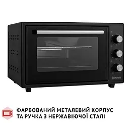 Електрична піч Perfelli Mirage 37 Black - мініатюра 9