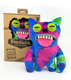 М'яка іграшка монстрик із зубами Фуглер Sunti Fuggler Funny Ugly Monster Фаглер зубастик 22см Гаптуз різнокольоровий монстр