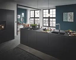 Кухонна мийка Grohe Granite Black 610 x 457 мм 31655AP0, Чорний - мініатюра 6