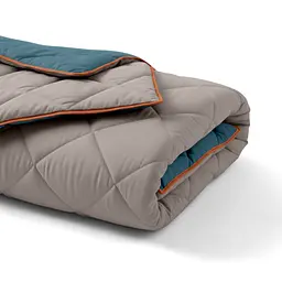 Покривало стьобане двостороннє Cosas Ocean Sand CS2 110х140 см (Blanket_68Sky_84Quartz_kt_75Terrakot_110х140) - мініатюра 6