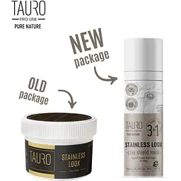 Маска для тварин Tauro Pro Line Stainless look Видаляє бурі плями навколо очей і рота 50 мл (TPL63380)
