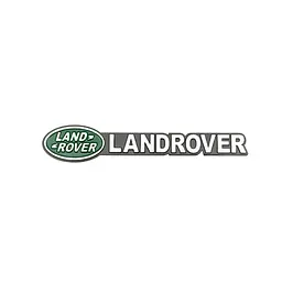 Емблема напис LAND ROVER алюміній (на скотчі)