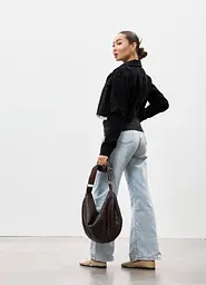 Жіноча сумка Sambag Bag-glove коричнева 50 х 28 х 5 см (53400068) - мініатюра 4