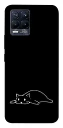 TPU чехол Demsky Lazy cat для Realme 8