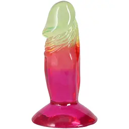 Дилдо Doc Johnson Crystal Jellies 4.5 Inch Rainbow, 12.1 см