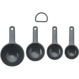 Аксесуар кухонний KitchenAid Набір мірних ложок Coreline, 4 шт, сірий (KQG058OHCGG) - мініатюра 3