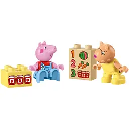 Конструктор LEGO DUPLO Peppa Pig Трактор і ринок 18 деталей (10468) - мініатюра 4
