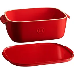 Ємність для зберігання та подачі сиру Emile Henry 30x20.7x11 см червона (348760) - мініатюра 2