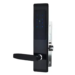 Замок електромеханічний автономний Trinix TRL-5102BT Black Left з Bluetooth і зчитувачем Mifare (65-00007) - мініатюра 2