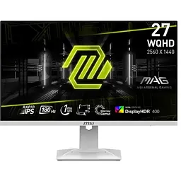 Монітор MSI 27` MAG 274QRFW IPS White 180Hz