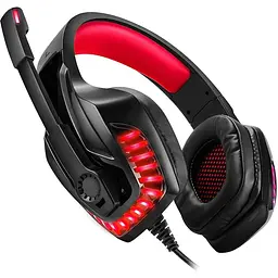 Ігрові навушники REAL-EL GDX-7650 Black/Red (EL124100043) [112560] - мініатюра 5