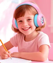 Дитячі бездротові навушники з єдинорогом Onikuma B-75 з Bluetooth 5.4, RGB підсвіткою Рожеві - мініатюра 5