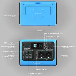 Зарядна станція Bluetti PowerOak EB55 700W [PB930340] [74272] - мініатюра 10