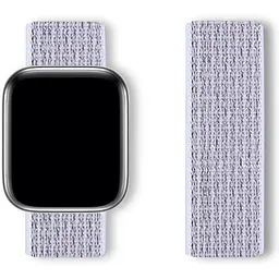 Ремінець DK CDK для Apple Watch 42mm (Series 10) Nylon Sport Loop (08883) (summit white) - мініатюра 2