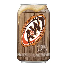 Газований напій A&W Root Beer 355 мл (пом'ята баночка)
