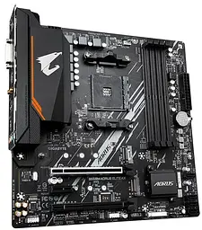 Материнська плата GIGABYTE B550M AORUS ELITE AX (B550M AORUS ELITE AX) (Socket AM4, AMD B550, Micro-ATX) - мініатюра 2