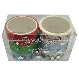 Набір декоративний скотч "Merry Christmas" XM-JD2273-2 1.5 см x 2 м