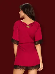 Пеньюар Obsessive Sensuelia L/XL червоний - мініатюра 4