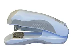 Степлер BUROMAX пластиковий, PASTEL, 20арк. скоби №24, 26, 111х62х32 мм, блакитний